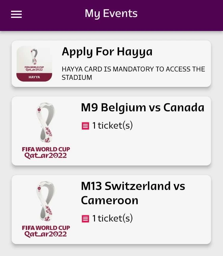 Fifa World Cup Doha 2022 Tickets