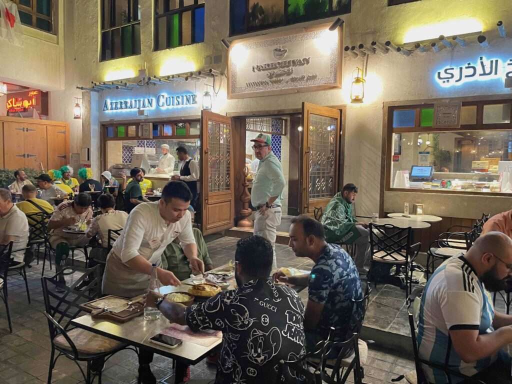 Qatar World Cup Cafe at Souk Waqif