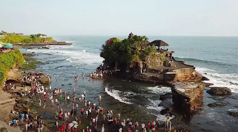The legendary Tanah Lot Temple