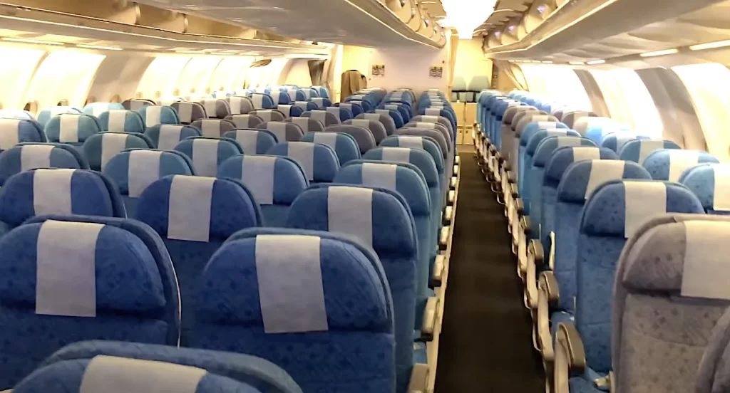 Airlines seats are mostly pre-booked. 