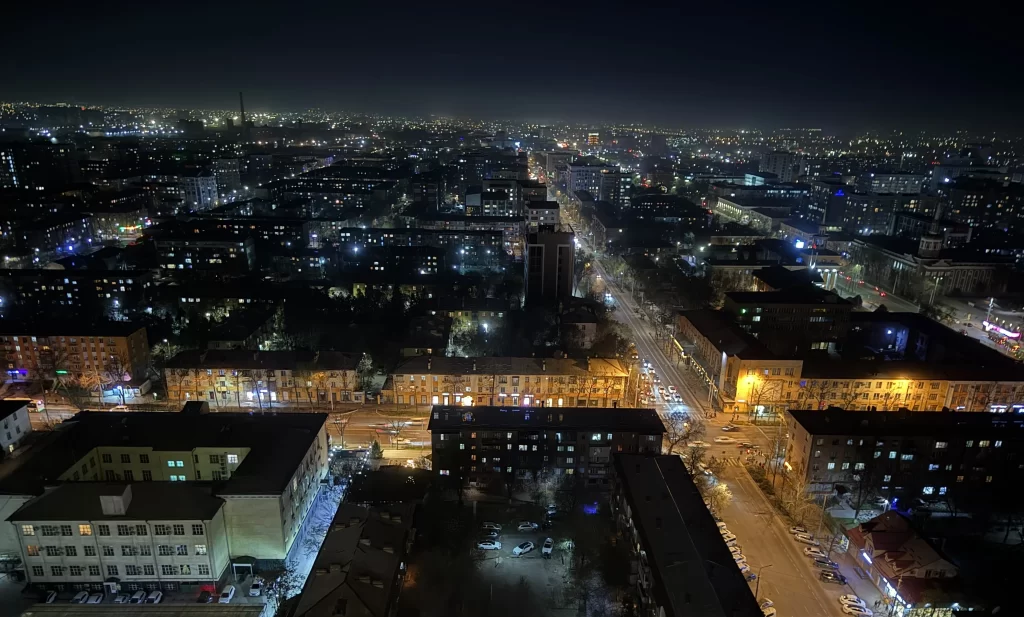 Bishkek at night