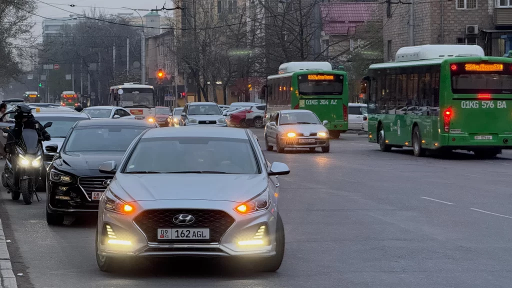 Traffic in Bishkek
