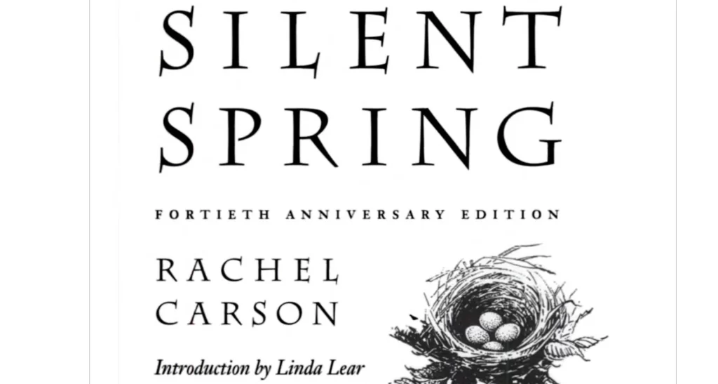 Silent Spring by Rachel Carson, start of books, a journey 