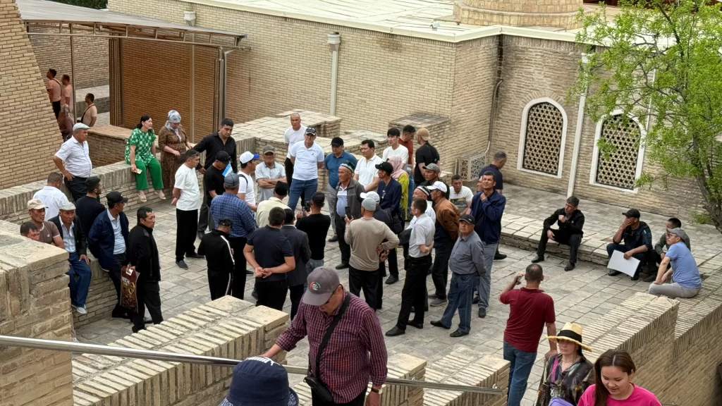 Tour Group in Samarkand 
