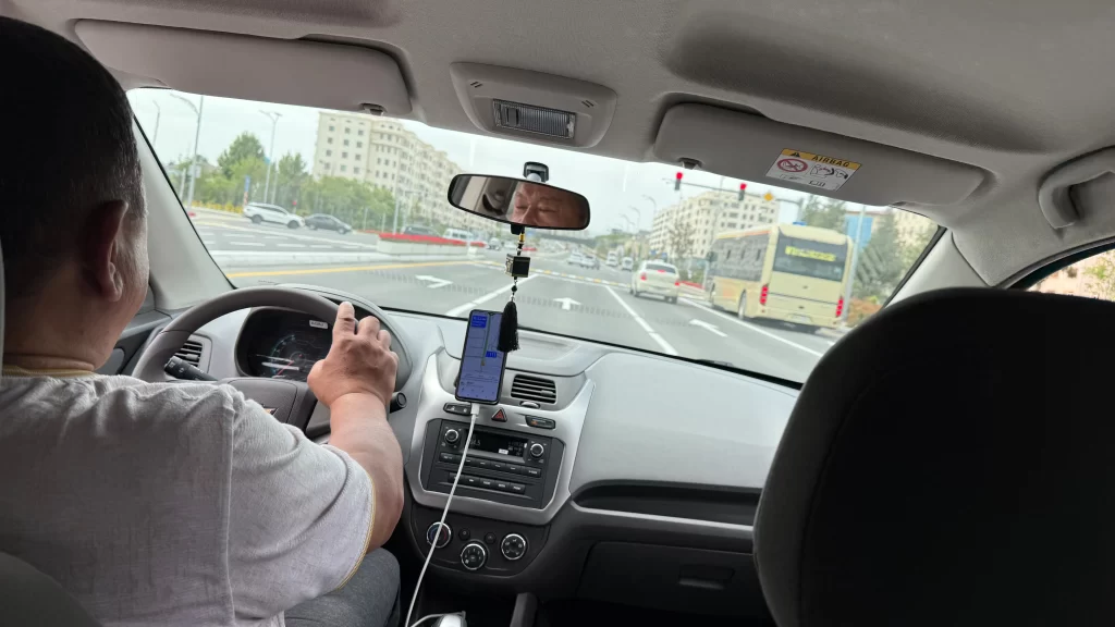 Yandex ride to the Samarkand city 