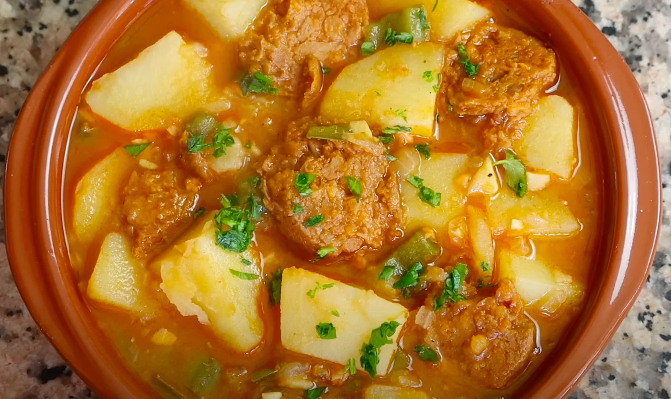 Chorizo in potato stew 