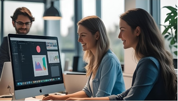 Design work on a Mac