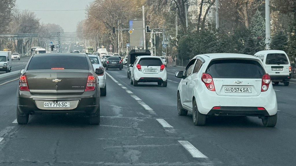 Chevrolets on Tashkent Roads