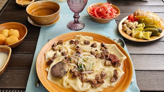 Lagman- noodle based meaty broth