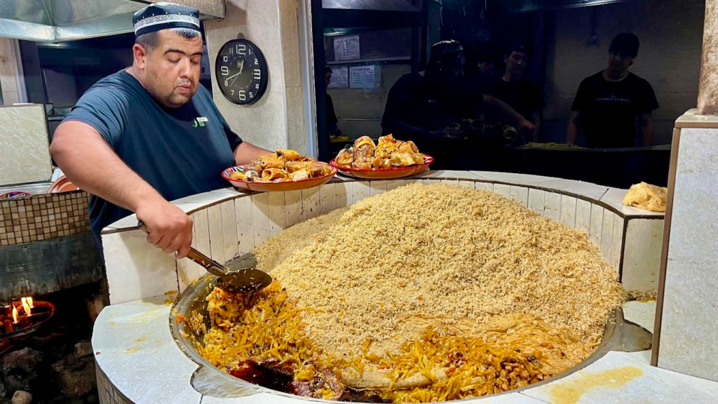 Uzbek Plov, their national dish