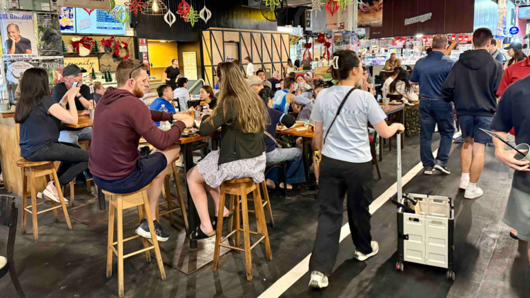 Central Market Breakfast crowd