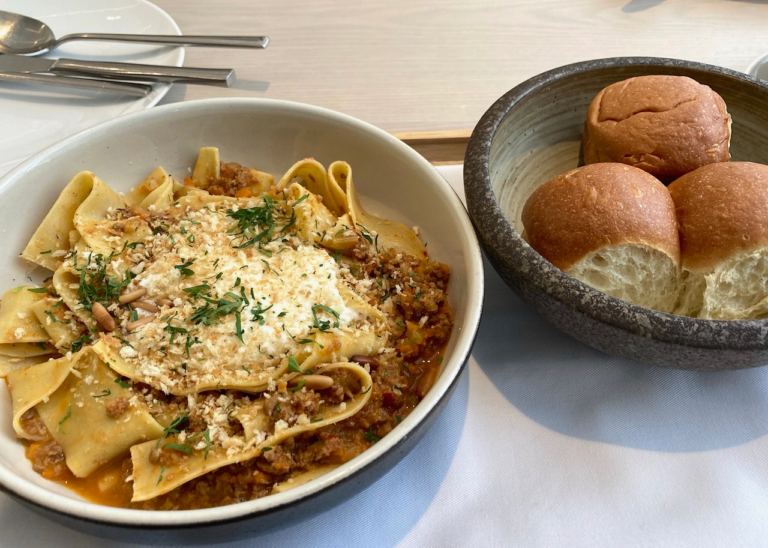 Pasta with Bread