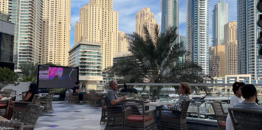 Dubai Marina in the morning