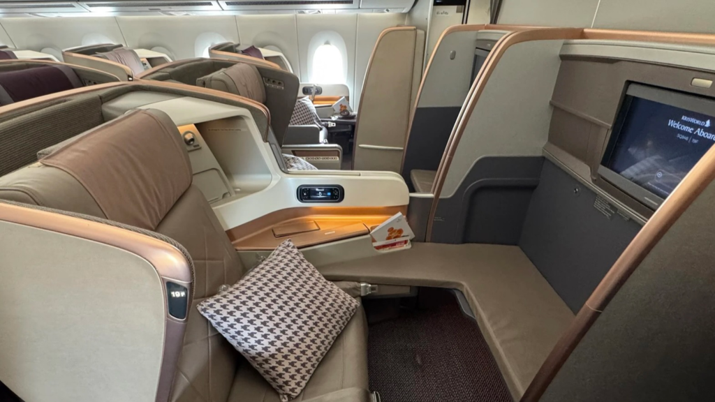 SIA A350 - 900 Business class 
