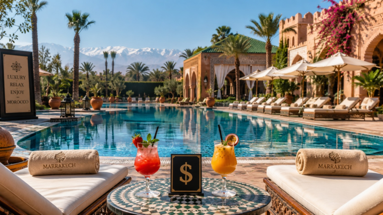 Ai Image of Moroccan resort