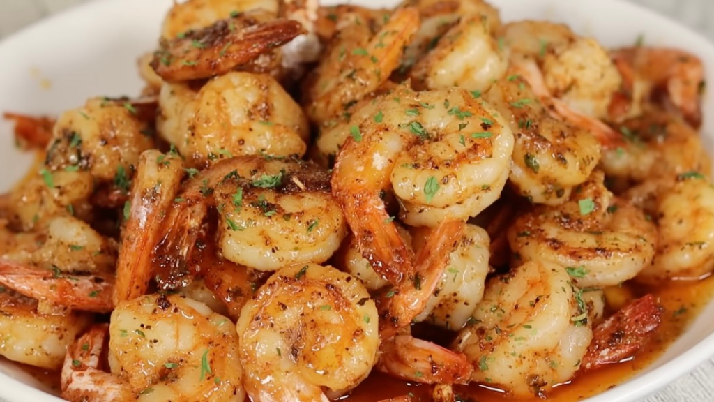Fried prawns